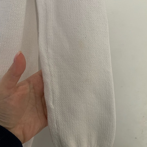90’s Ralph Lauren Sport Vintage White Cardigan - Vintage - Picture 5 of 7